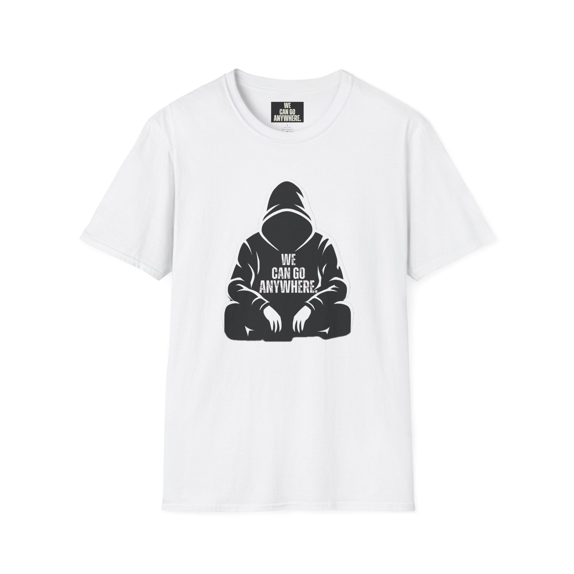 WE CAN GO ANYWHERE Inspire T-Shirt, Motivational Tee, Casual Style, Gift for Travelers, Unisex Shirt, Everyday Wear, Outdoor Enthusiasts