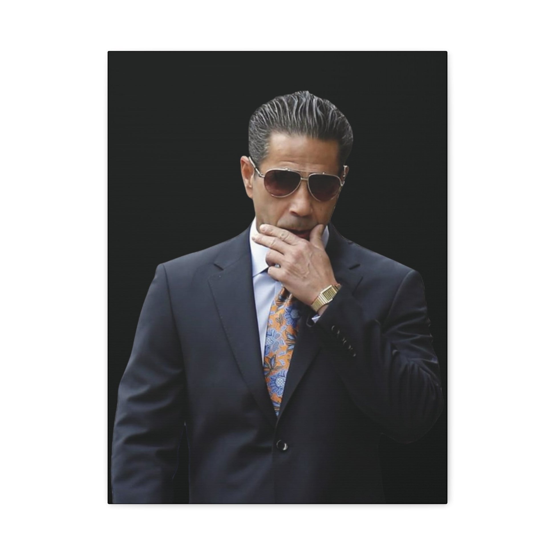 Skinny Joey Merlino Matte Canvas Wall Art - Modern Business Elegance Wall Art - Joey Merlino Entrepreneur Modern Business Elegance