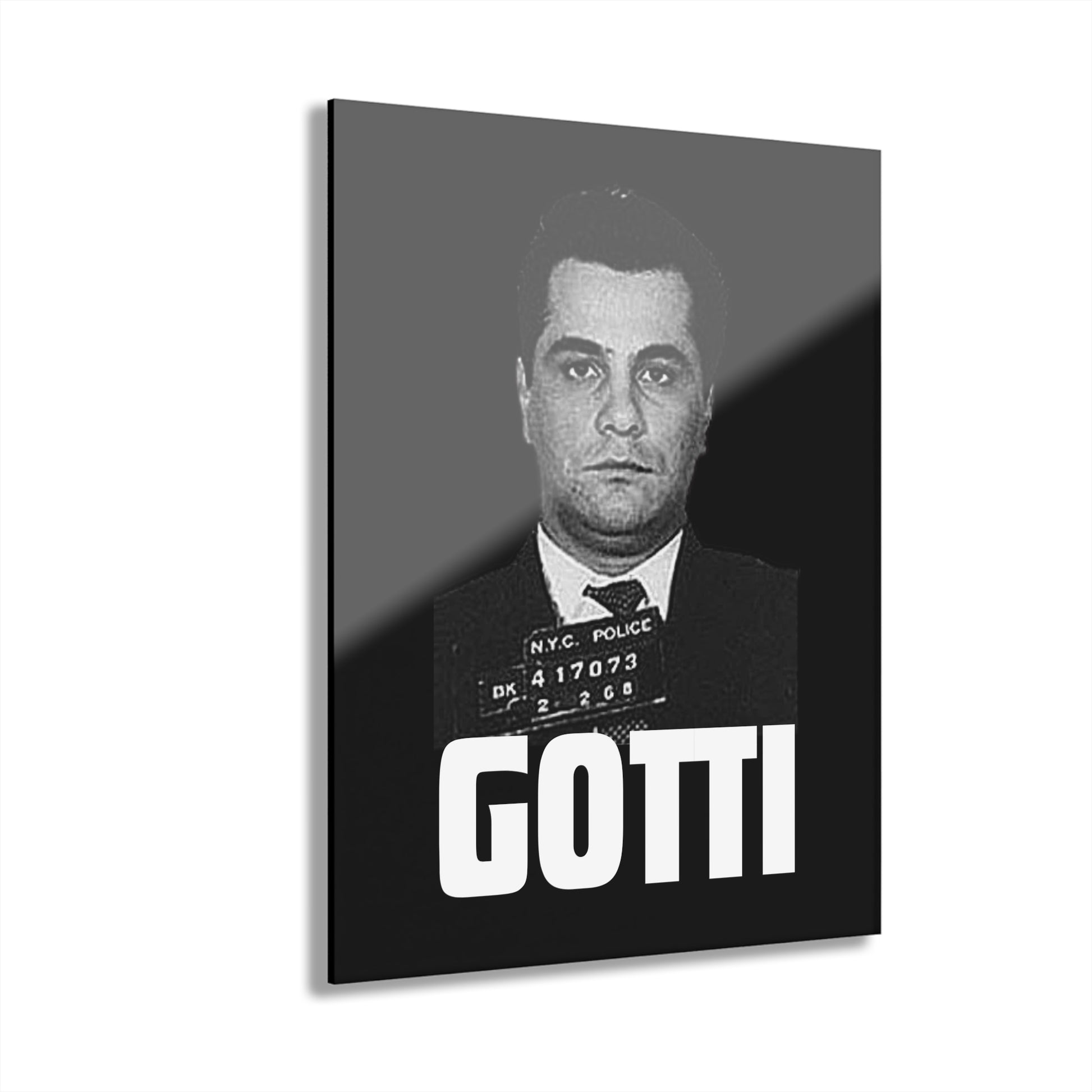 John Gotti Mugshot Acrylic Wall Art – “The Teflon Don”