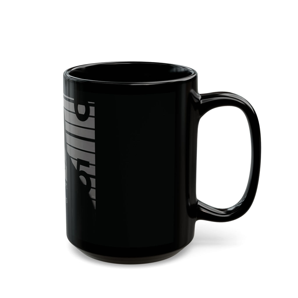 Anthony Soprano Mugshot Black Mug, Coffee Cup for TV Lovers, Gift for Sopranos Fans, Unique Collectible Mug, Funny Decorative Cup