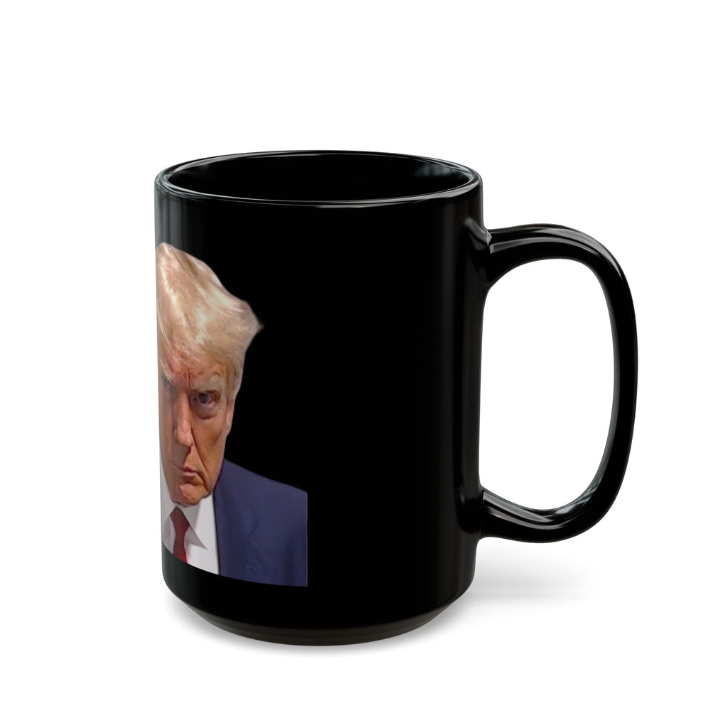 "Funny Political Black Mug - 11oz & 15oz | Unique Gift for Election Enthusiasts, Coffee Lovers, & Political Memes"