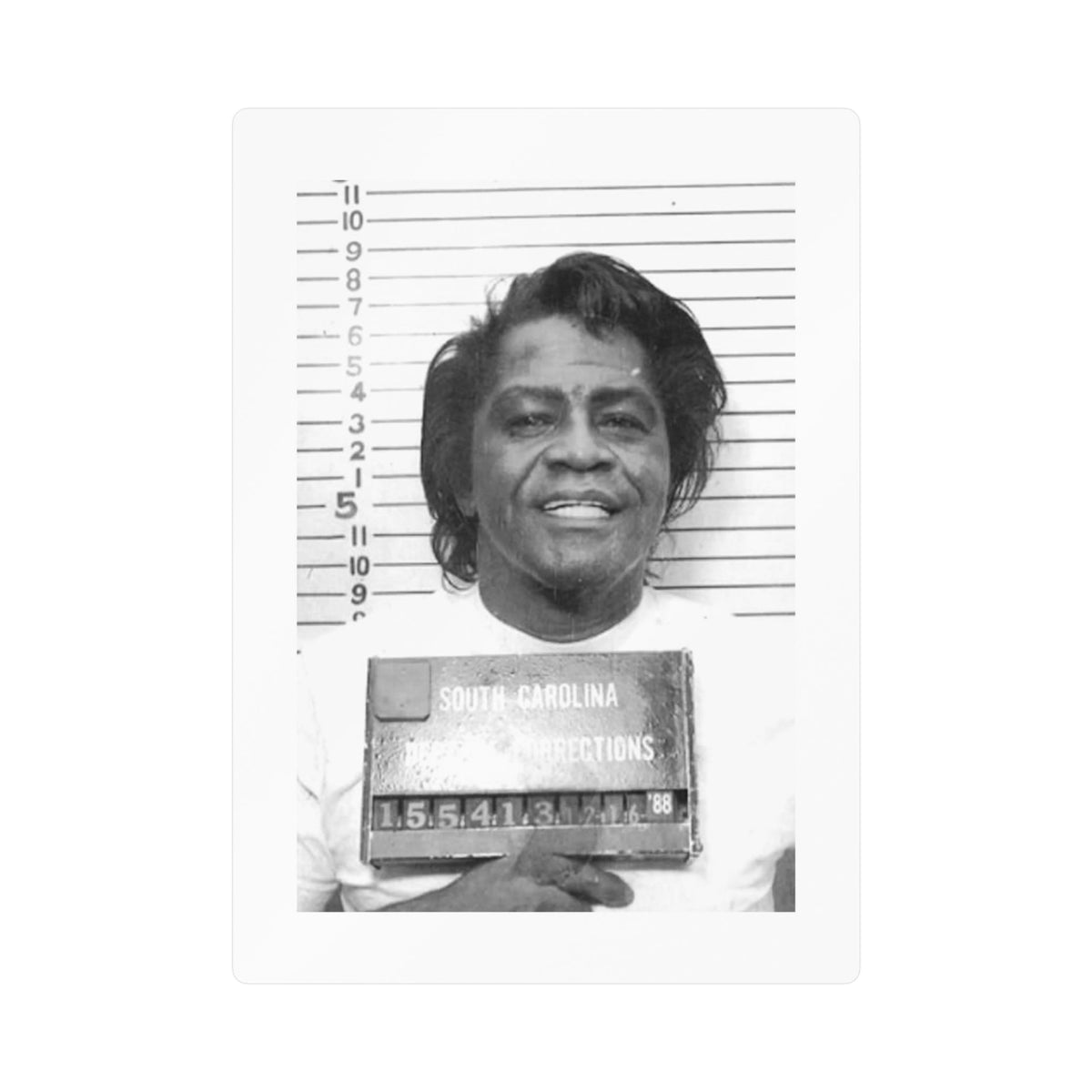 Rick James Mugshot Sticker – Kiss-Cut Vinyl Decal