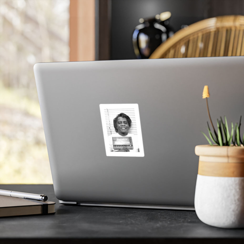 Rick James Mugshot Sticker – Kiss-Cut Vinyl Decal