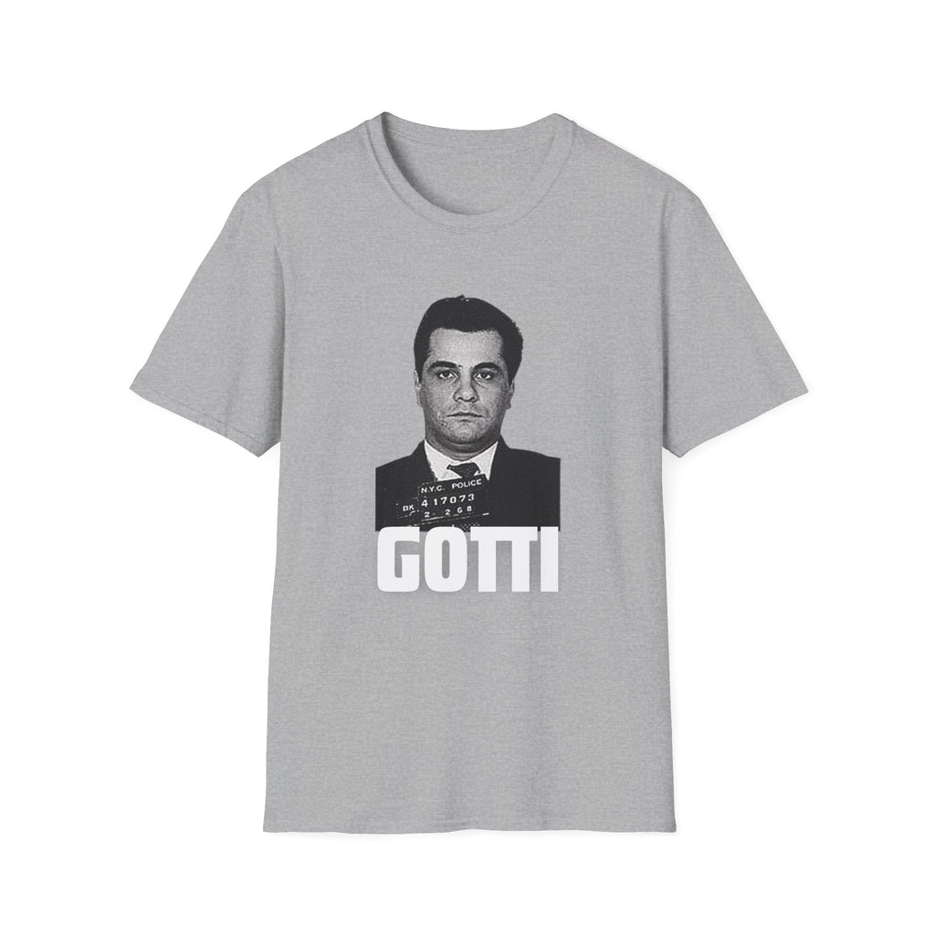 John Gotti Mugshot Graphic Tee, Unisex T-Shirt, Casual Streetwear