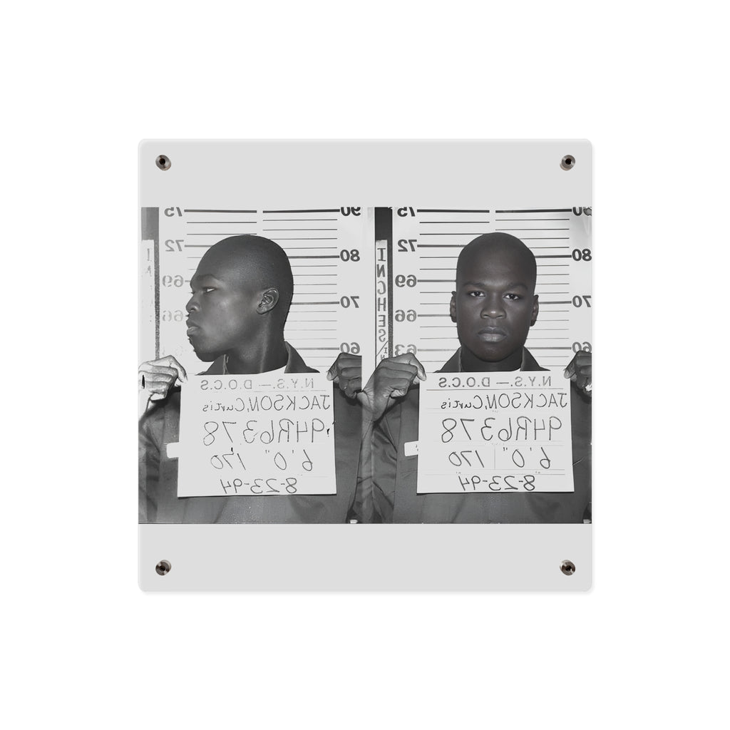 50 Cent 1994 Mugshot Acrylic Wall Art