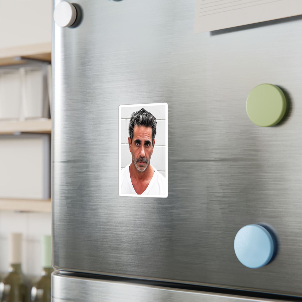 Joey Merlino Mugshot Sticker – Kiss-Cut Vinyl Decal