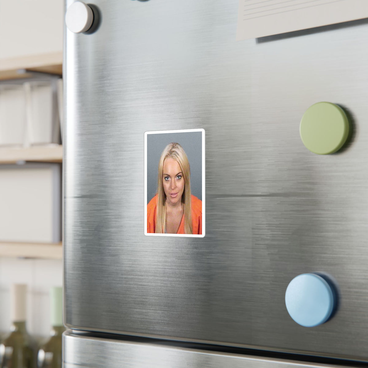 Lindsay Lohan 2007 Mugshot Sticker – Kiss-Cut Vinyl Decal