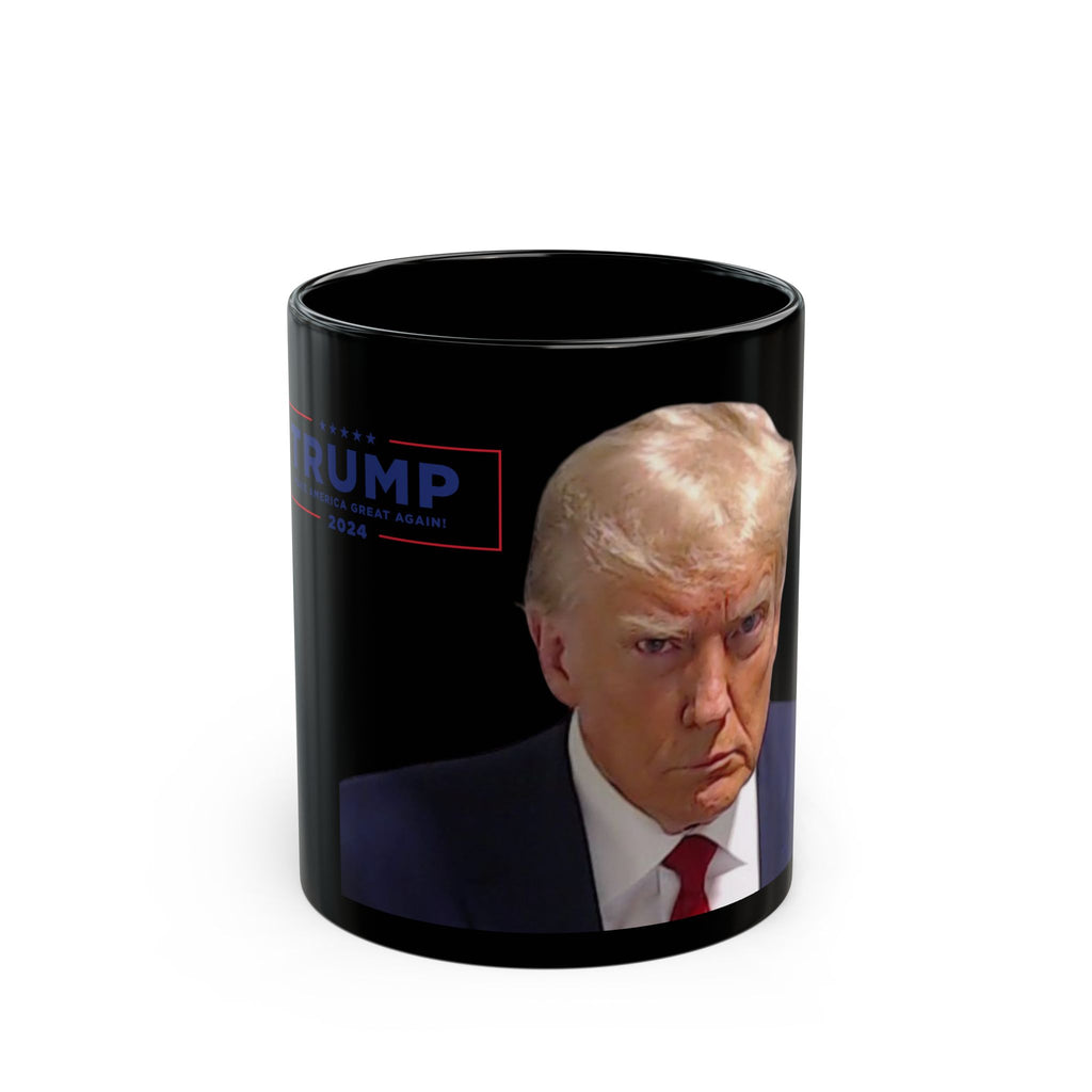 "Funny Political Black Mug - 11oz & 15oz | Unique Gift for Election Enthusiasts, Coffee Lovers, & Political Memes"