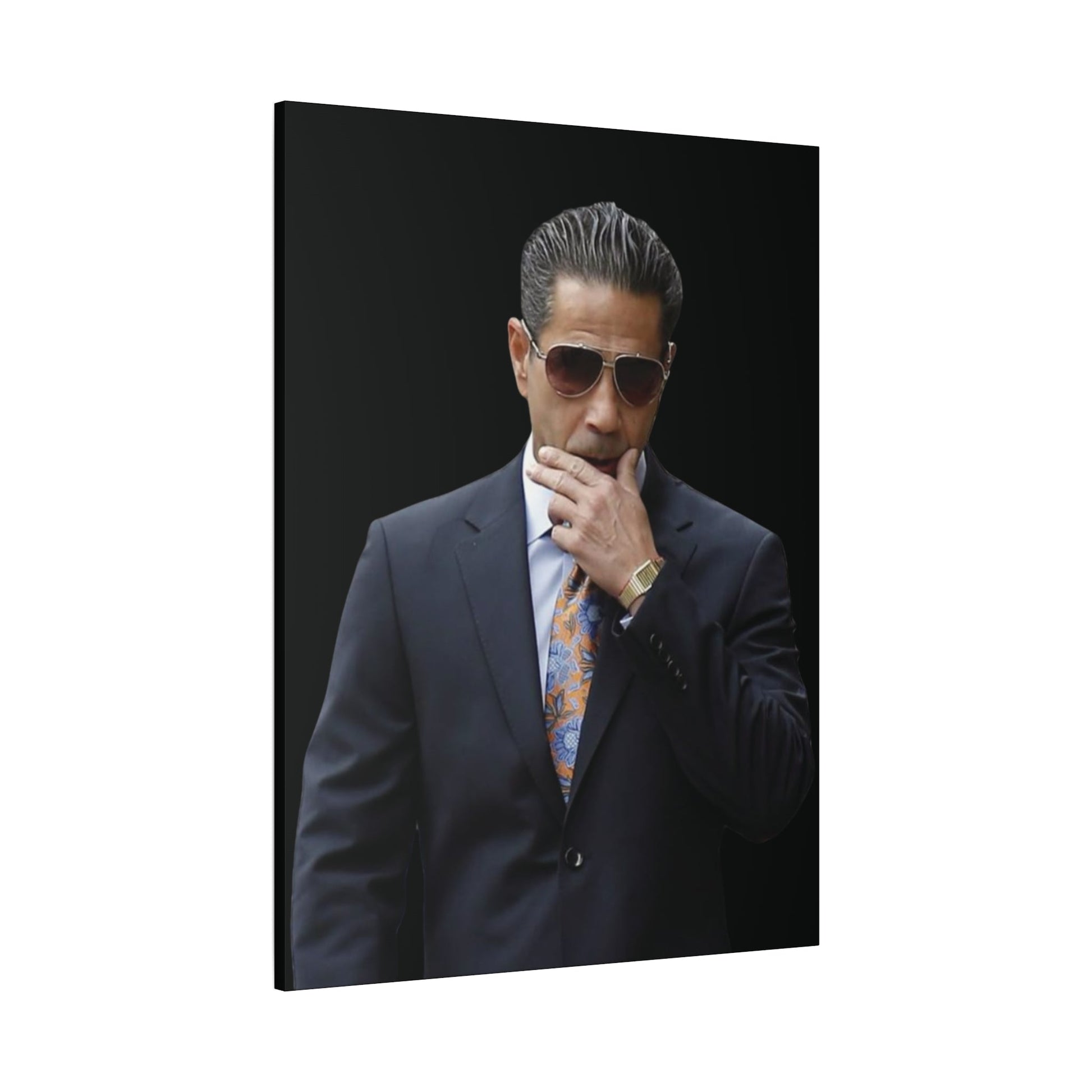 Skinny Joey Merlino Matte Canvas Wall Art - Modern Business Elegance Wall Art - Joey Merlino Entrepreneur Modern Business Elegance