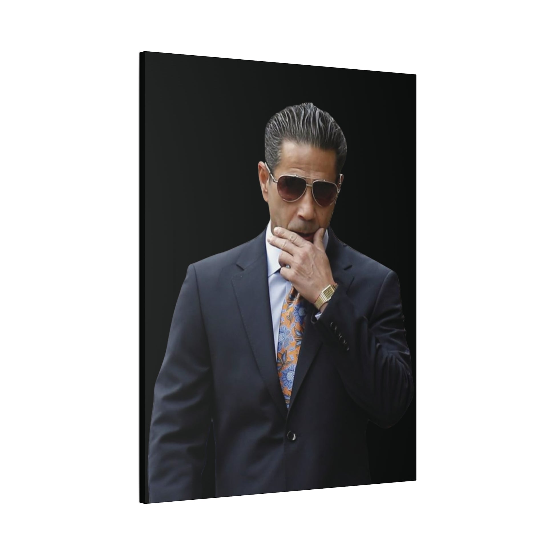 Skinny Joey Merlino Matte Canvas Wall Art - Modern Business Elegance Wall Art - Joey Merlino Entrepreneur Modern Business Elegance