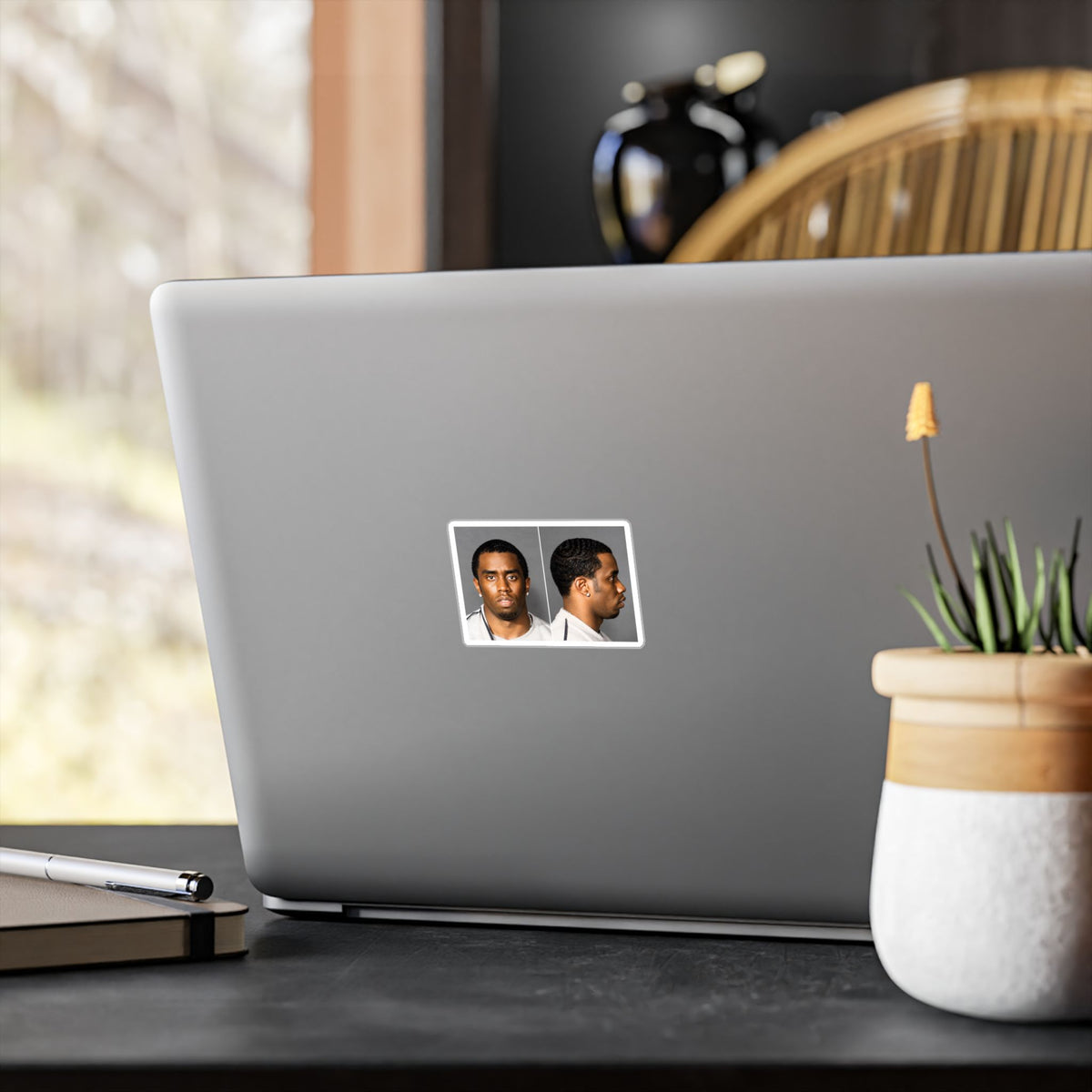 Sean "Diddy" Combs Mugshot Sticker – Kiss-Cut Vinyl Decal