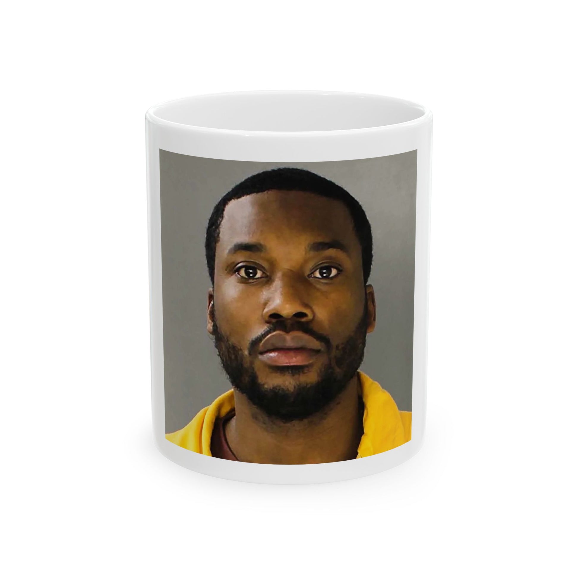 Meek Mill Mugshot Mug – “Convicted But Never Defeated”