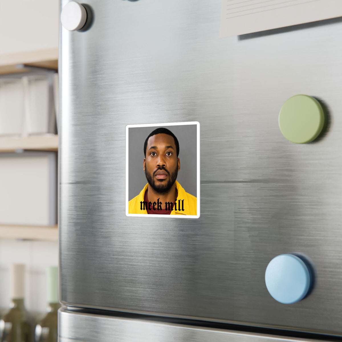 Meek Mill Mugshot Sticker – Kiss-Cut Vinyl Decal