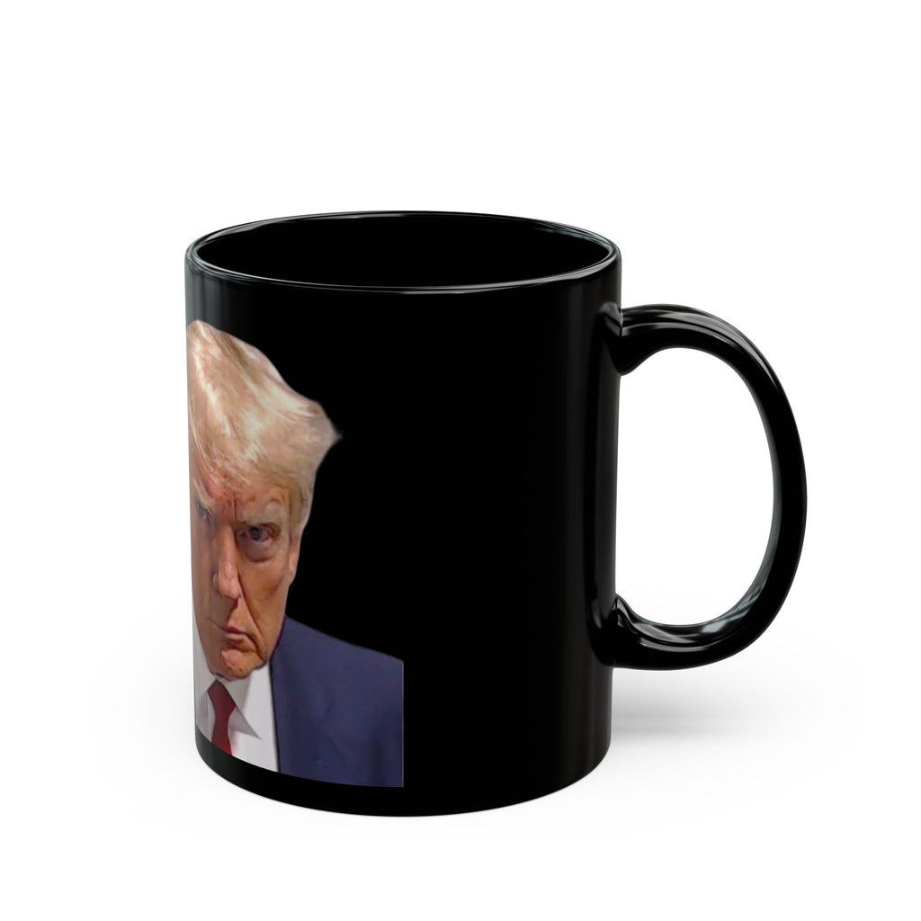 "Funny Political Black Mug - 11oz & 15oz | Unique Gift for Election Enthusiasts, Coffee Lovers, & Political Memes"