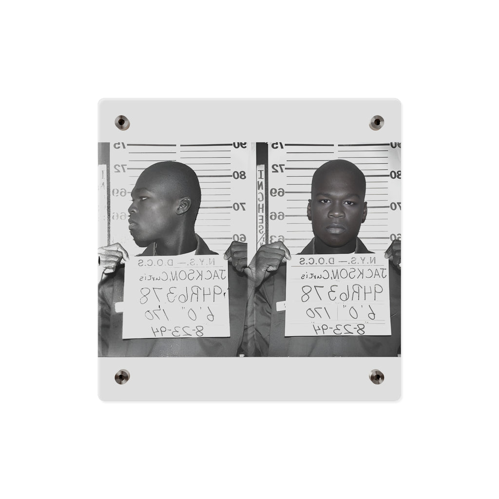 50 Cent 1994 Mugshot Acrylic Wall Art