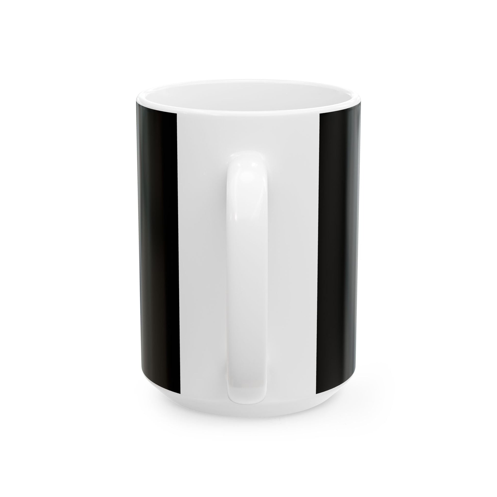 Inspiring Black Ceramic Mug - "Stand Up, Never Fold" - Motivational Coffee Cup for Daily Inspiration