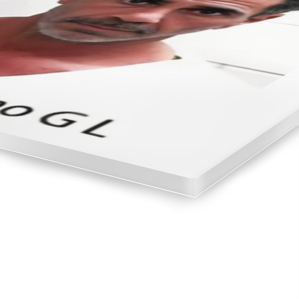 Against All Odds - A Real Man’s Man - Skinny Joey Merlino Mug Shot Philly’s Own Sleek Acrylic Wall Art