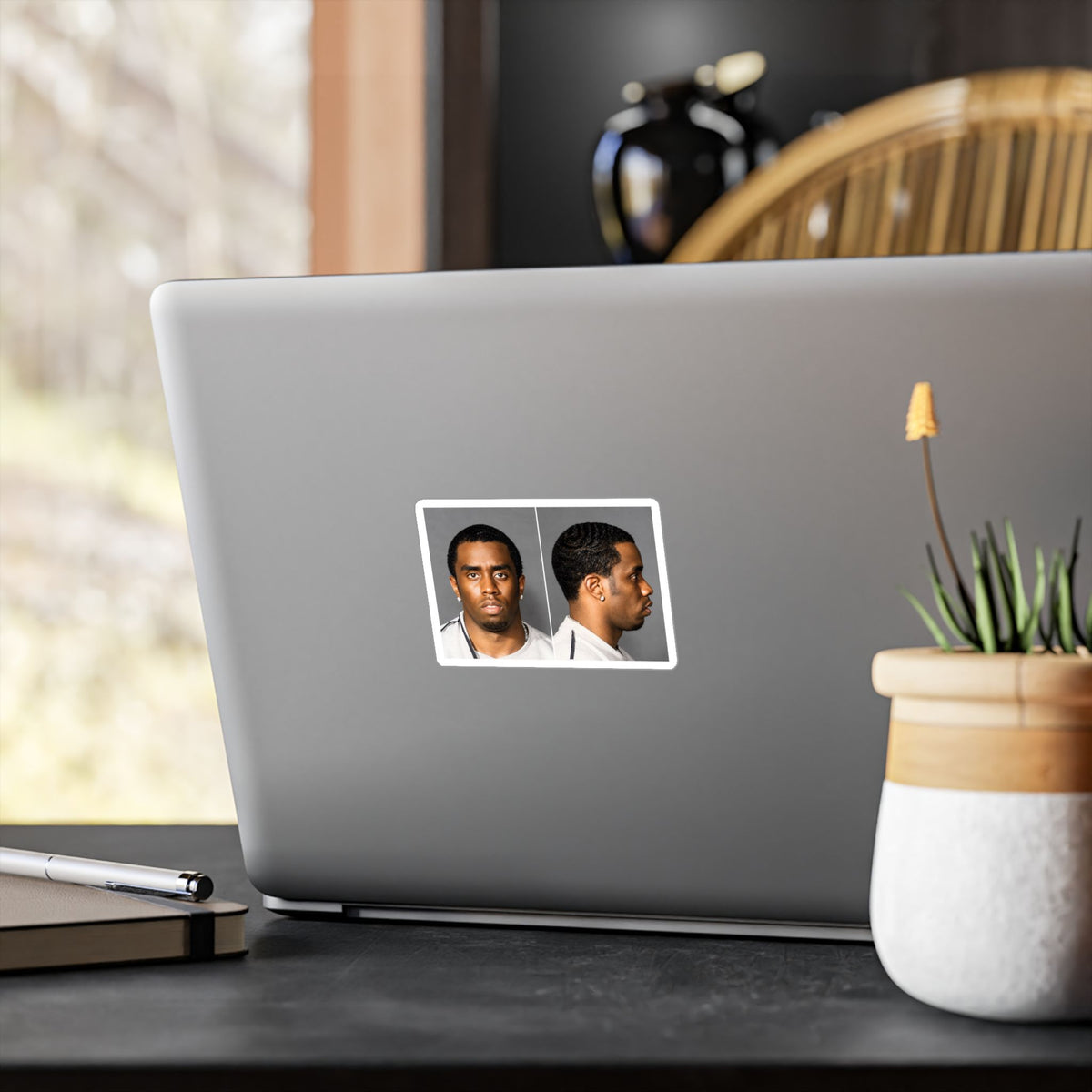 Sean "Diddy" Combs Mugshot Sticker – Kiss-Cut Vinyl Decal