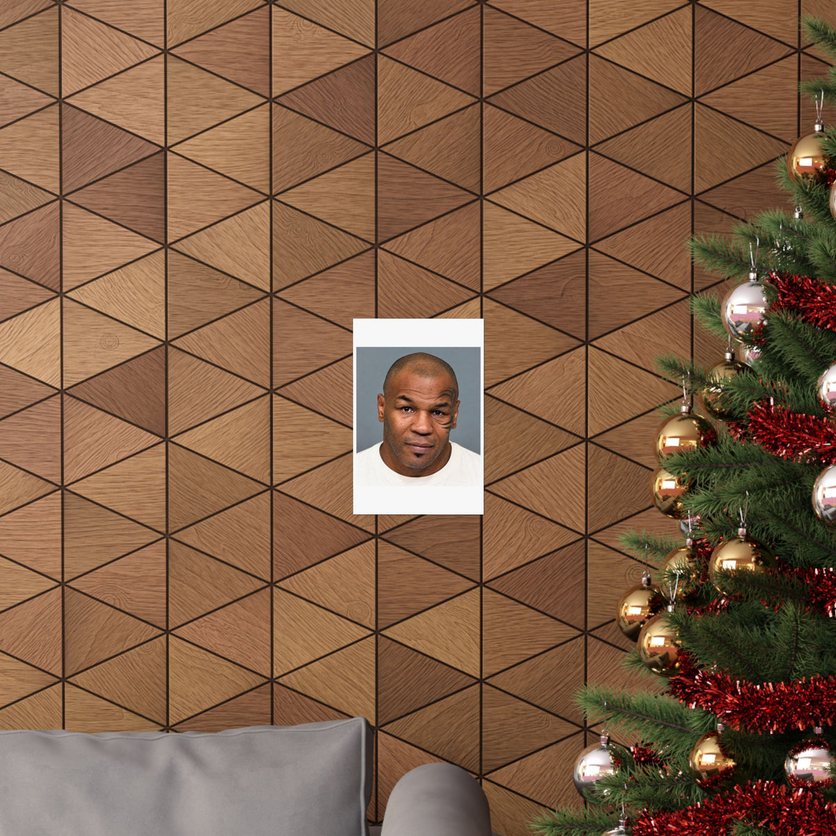 Mike Tyson Mugshot Poster – Matte Wall Art Print