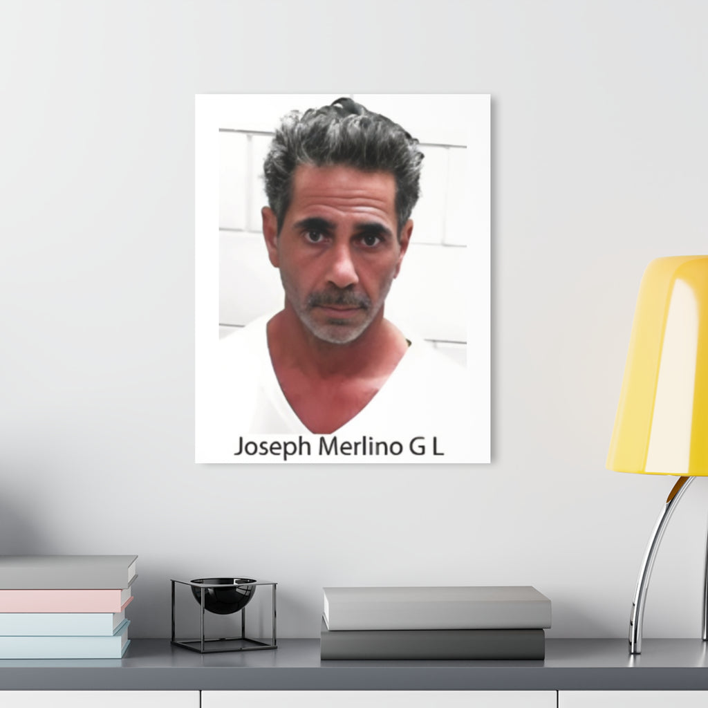Against All Odds - A Real Man’s Man - Skinny Joey Merlino Mug Shot Philly’s Own Sleek Acrylic Wall Art