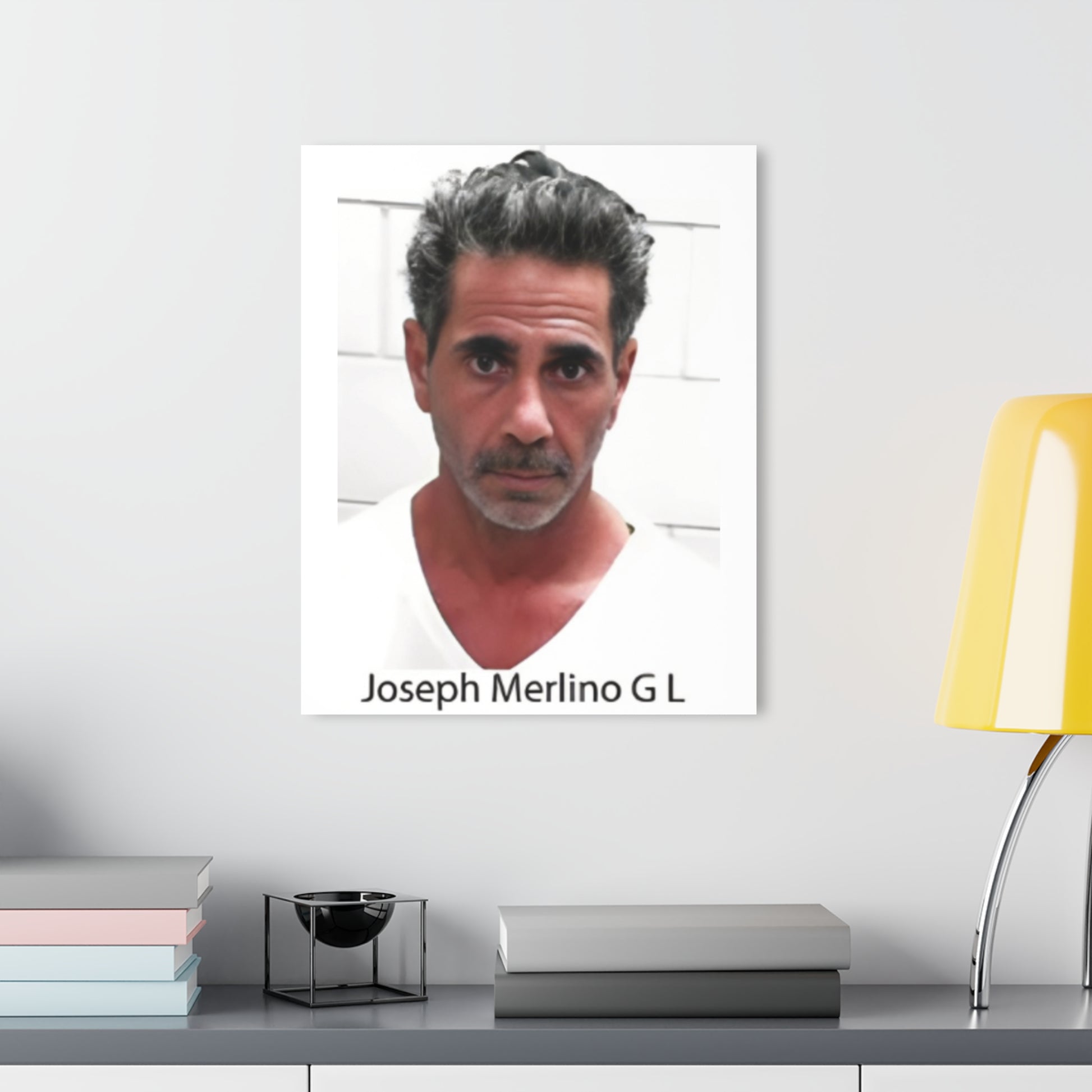 Against All Odds - A Real Man’s Man - Skinny Joey Merlino Mug Shot Philly’s Own Sleek Acrylic Wall Art