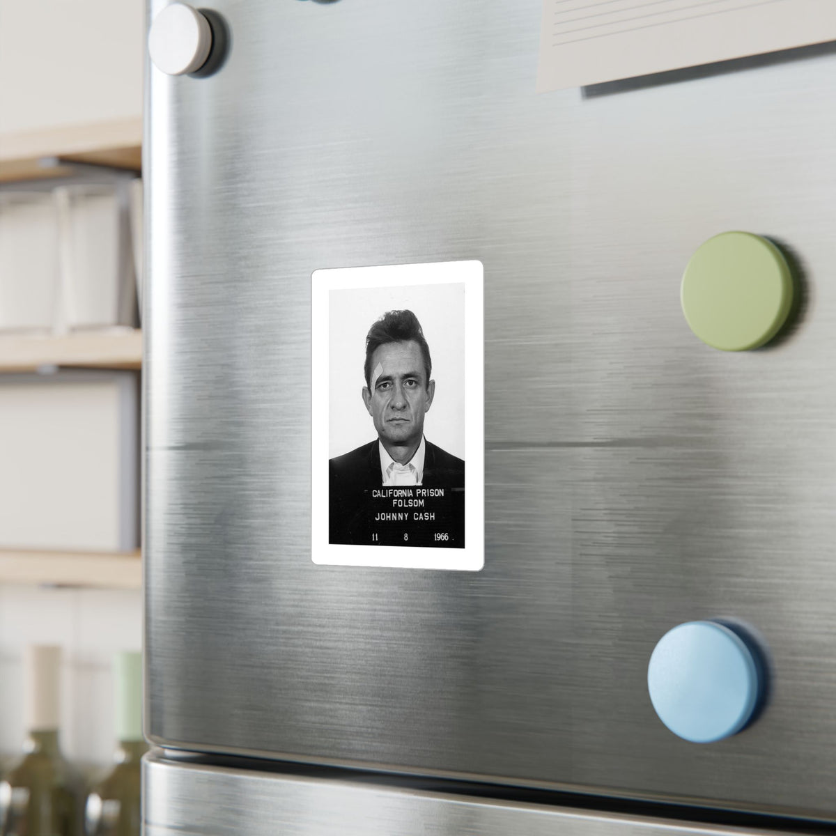 Johnny Cash Mugshot Sticker – Kiss-Cut Vinyl Decal