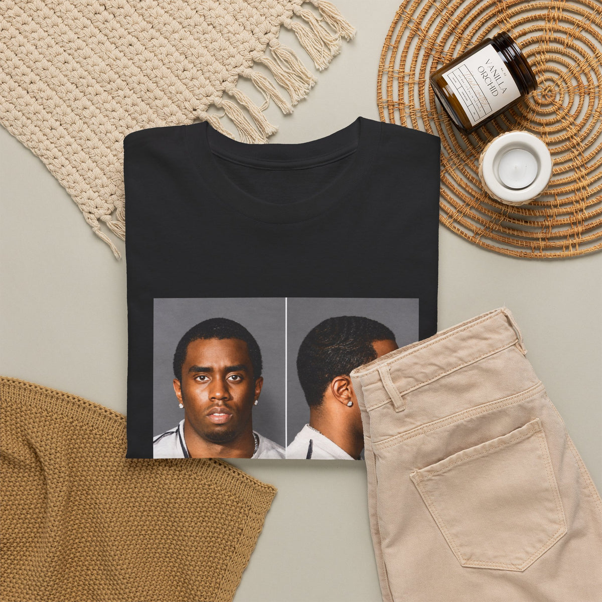 Sean "Diddy" Combs Mugshot T-Shirt – Unisex Heavy Cotton Tee (S–5XL)