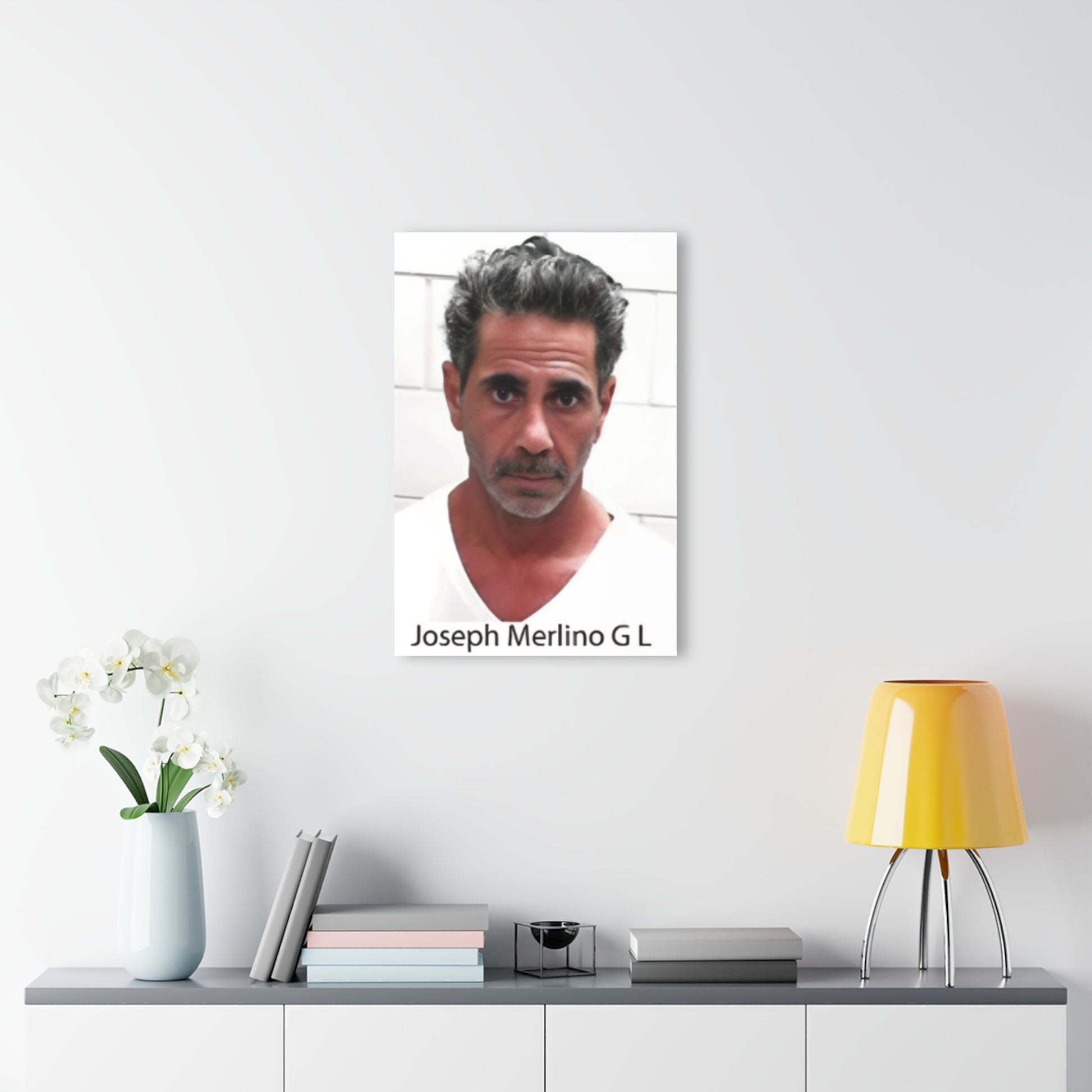 Against All Odds - A Real Man’s Man - Skinny Joey Merlino Mug Shot Philly’s Own Sleek Acrylic Wall Art