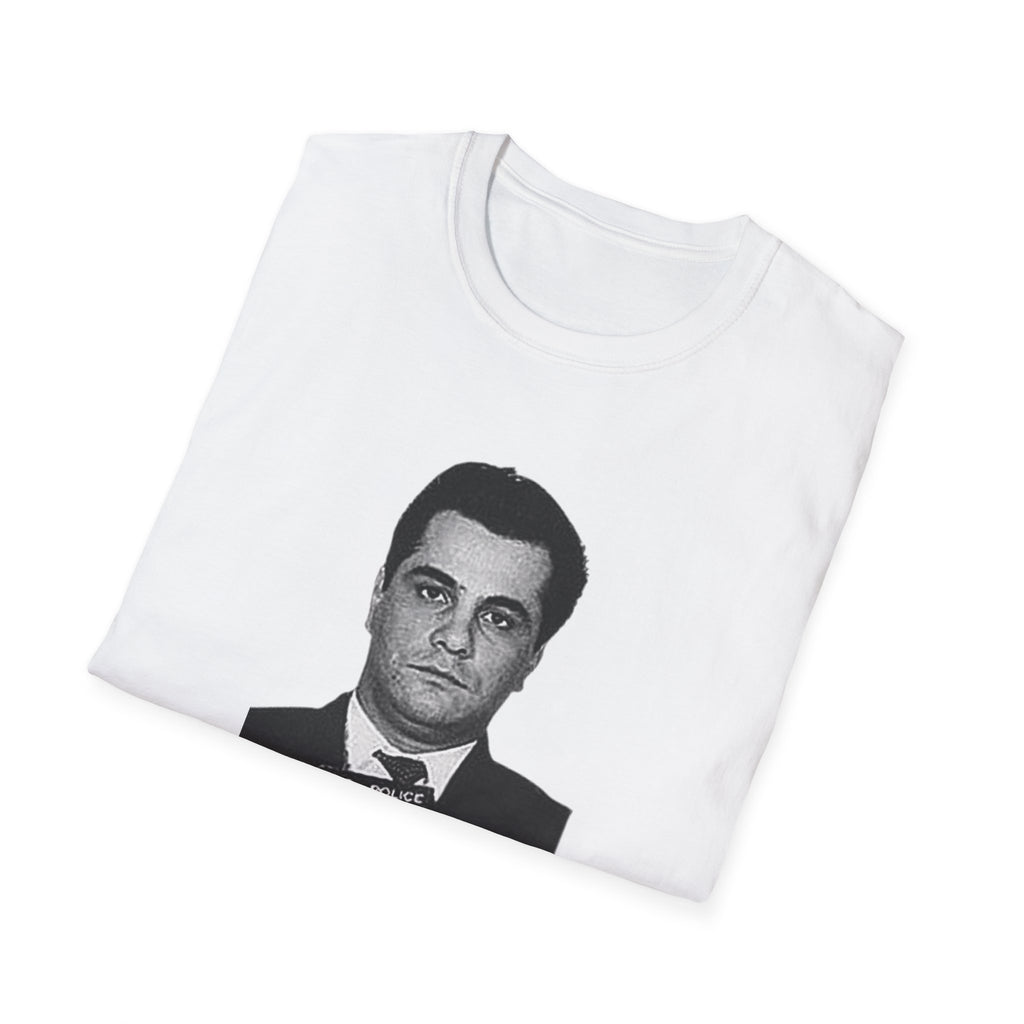 John Gotti Mugshot Graphic Tee, Unisex T-Shirt, Casual Streetwear