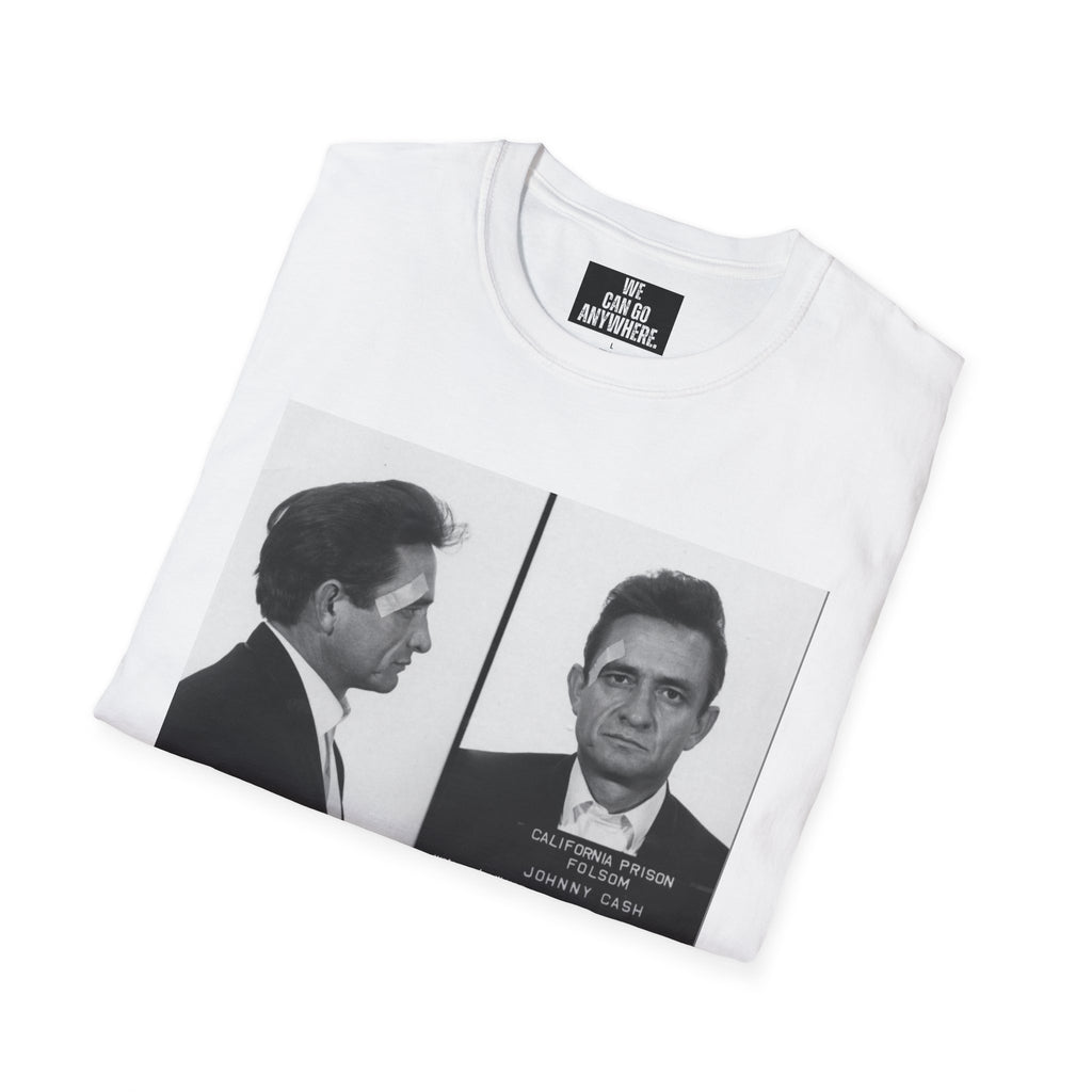 Johnny Cash Mugshot T-Shirt – Outlaw Energy. Country Soul