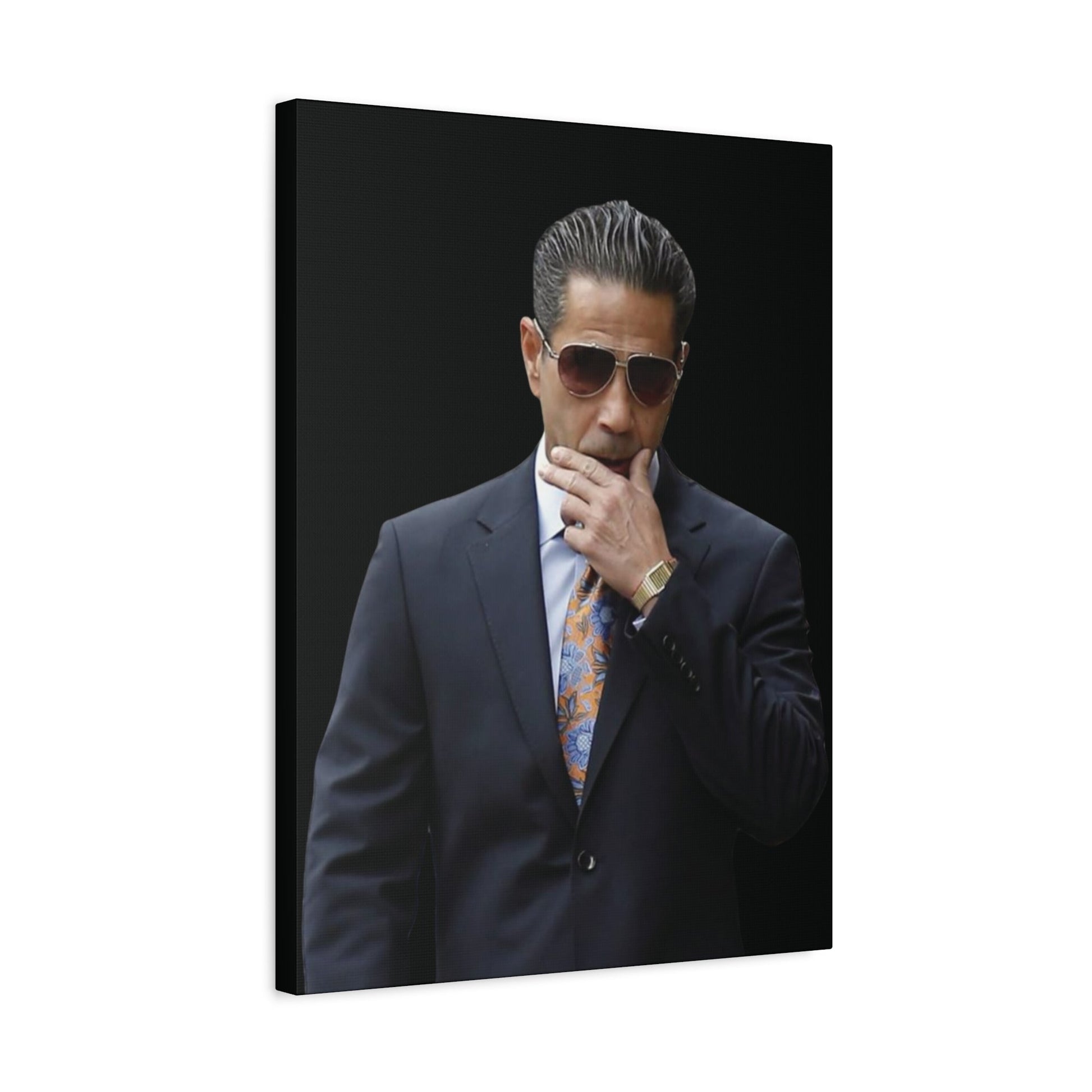 Skinny Joey Merlino Matte Canvas Wall Art - Modern Business Elegance Wall Art - Joey Merlino Entrepreneur Modern Business Elegance