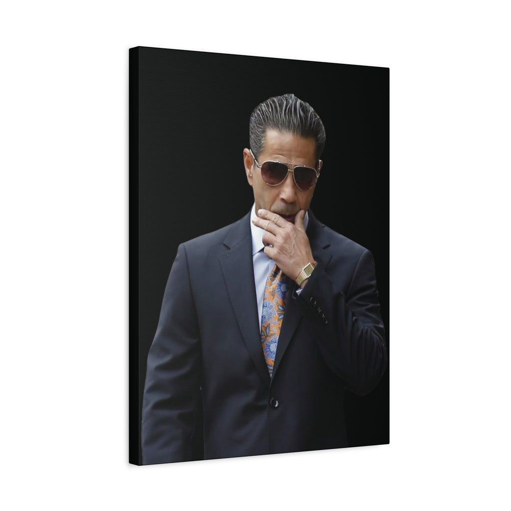 Skinny Joey Merlino Matte Canvas Wall Art - Modern Business Elegance Wall Art - Joey Merlino Entrepreneur Modern Business Elegance