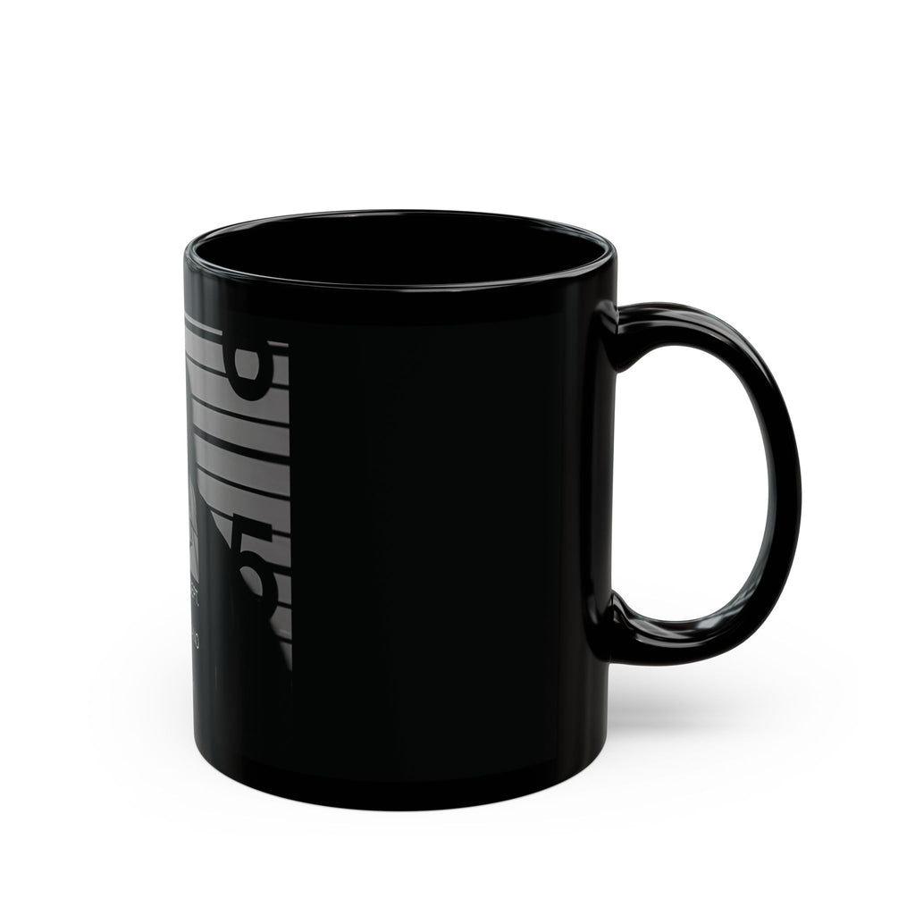 Anthony Soprano Mugshot Black Mug, Coffee Cup for TV Lovers, Gift for Sopranos Fans, Unique Collectible Mug, Funny Decorative Cup