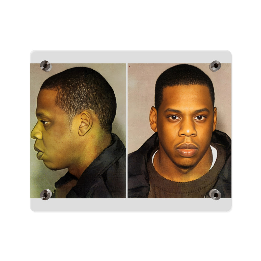 Jay-Z Mugshot Acrylic Wall Art