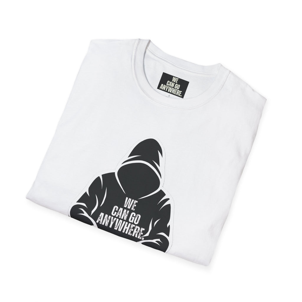 WE CAN GO ANYWHERE Inspire T-Shirt, Motivational Tee, Casual Style, Gift for Travelers, Unisex Shirt, Everyday Wear, Outdoor Enthusiasts