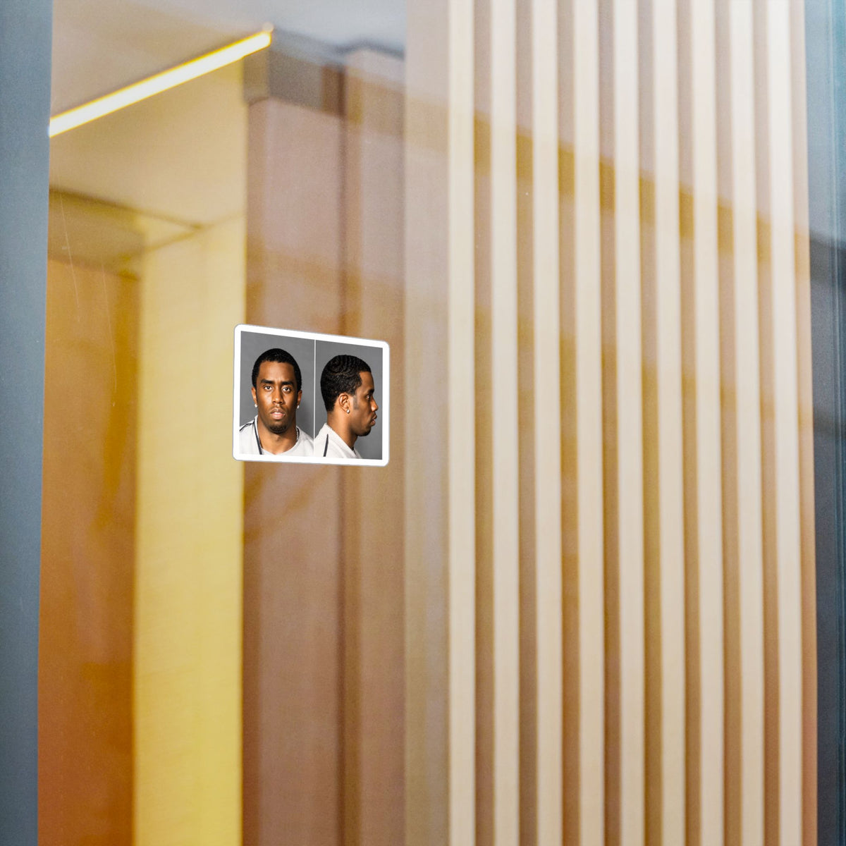 Sean "Diddy" Combs Mugshot Sticker – Kiss-Cut Vinyl Decal