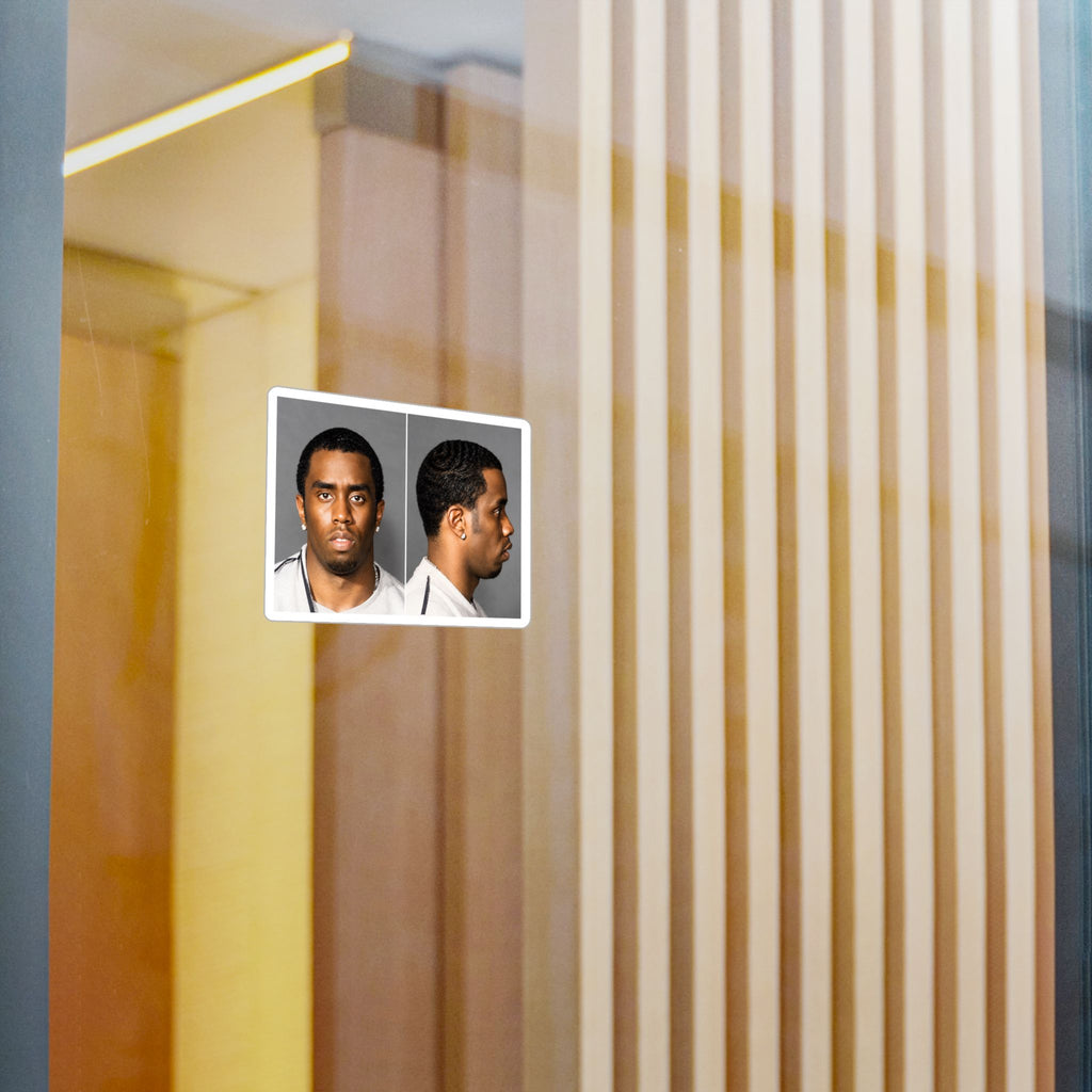 Sean "Diddy" Combs Mugshot Sticker – Kiss-Cut Vinyl Decal
