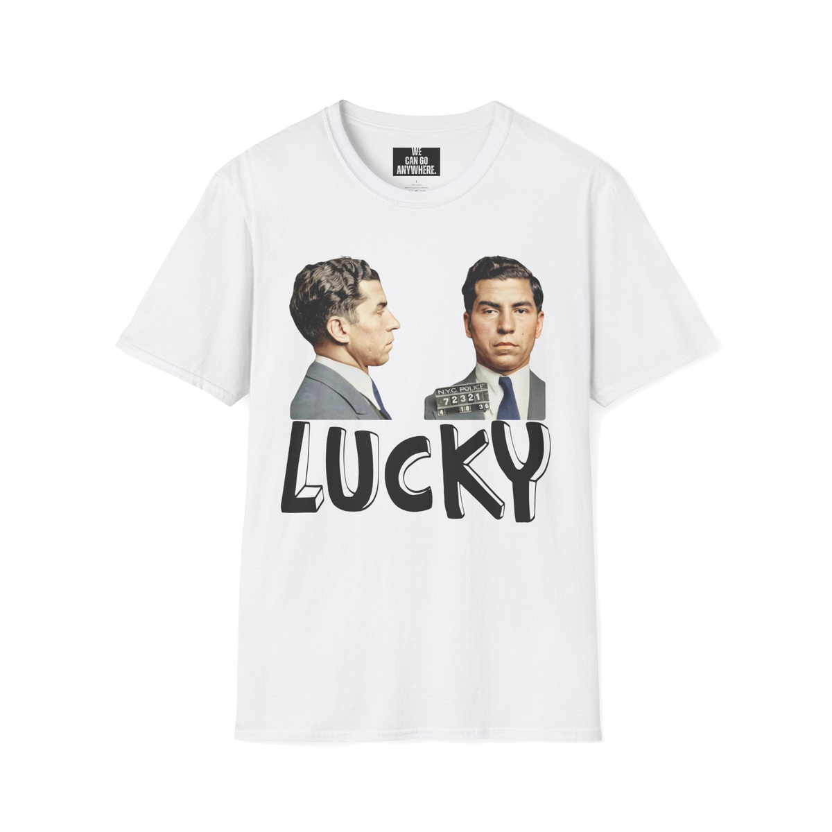 Lucky Luciano Vintage Graphic T-Shirt – Unisex Softstyle Tee