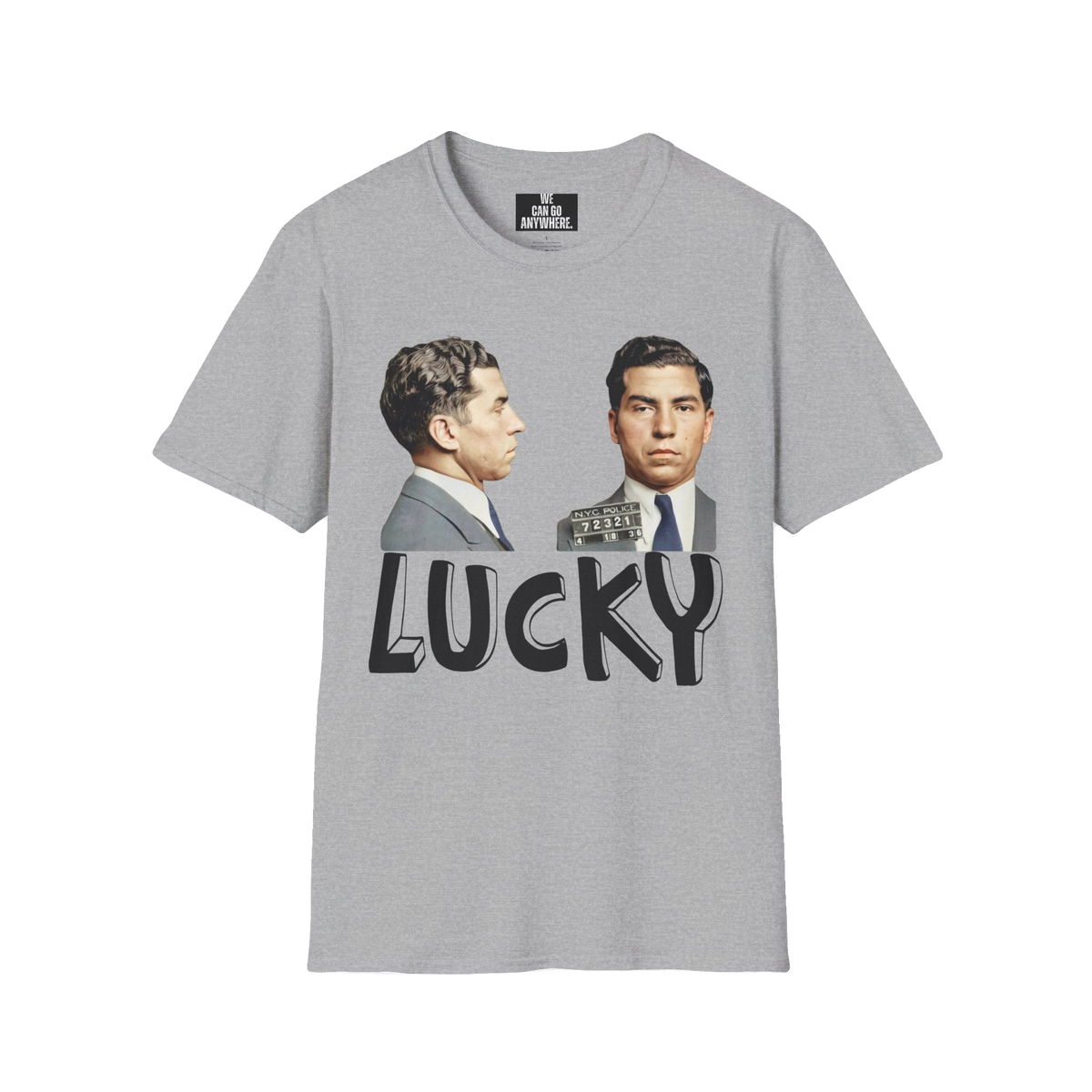 Lucky Luciano Vintage Graphic T-Shirt – Unisex Softstyle Tee