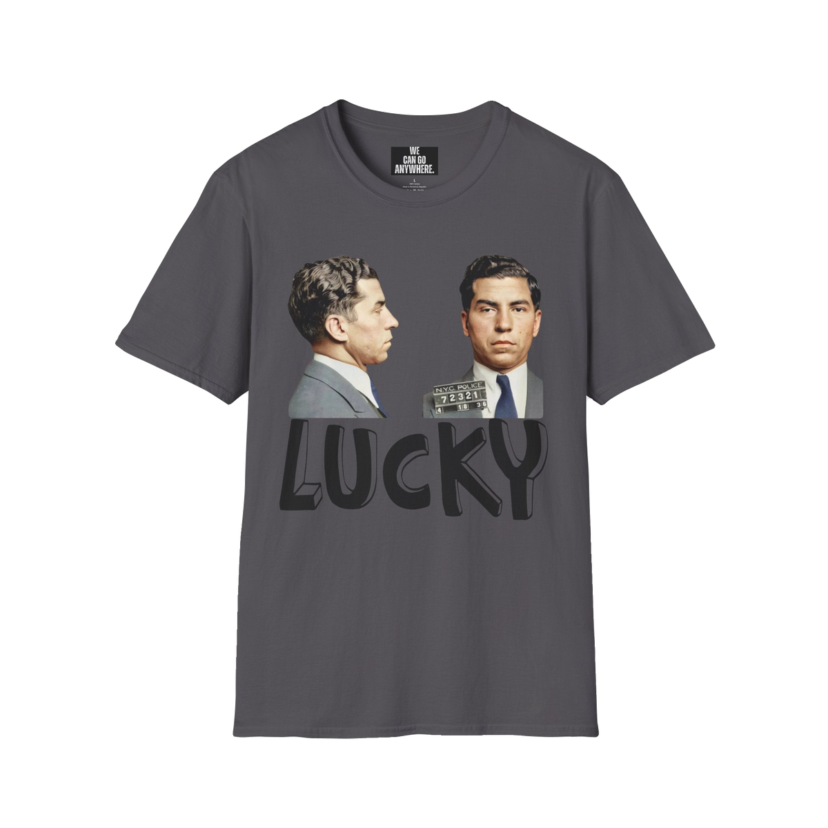 Lucky Luciano Vintage Graphic T-Shirt – Unisex Softstyle Tee