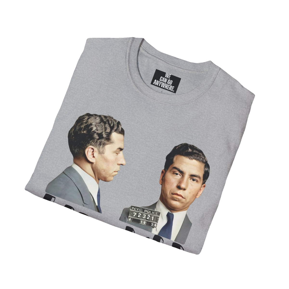 Lucky Luciano Vintage Graphic T-Shirt – Unisex Softstyle Tee