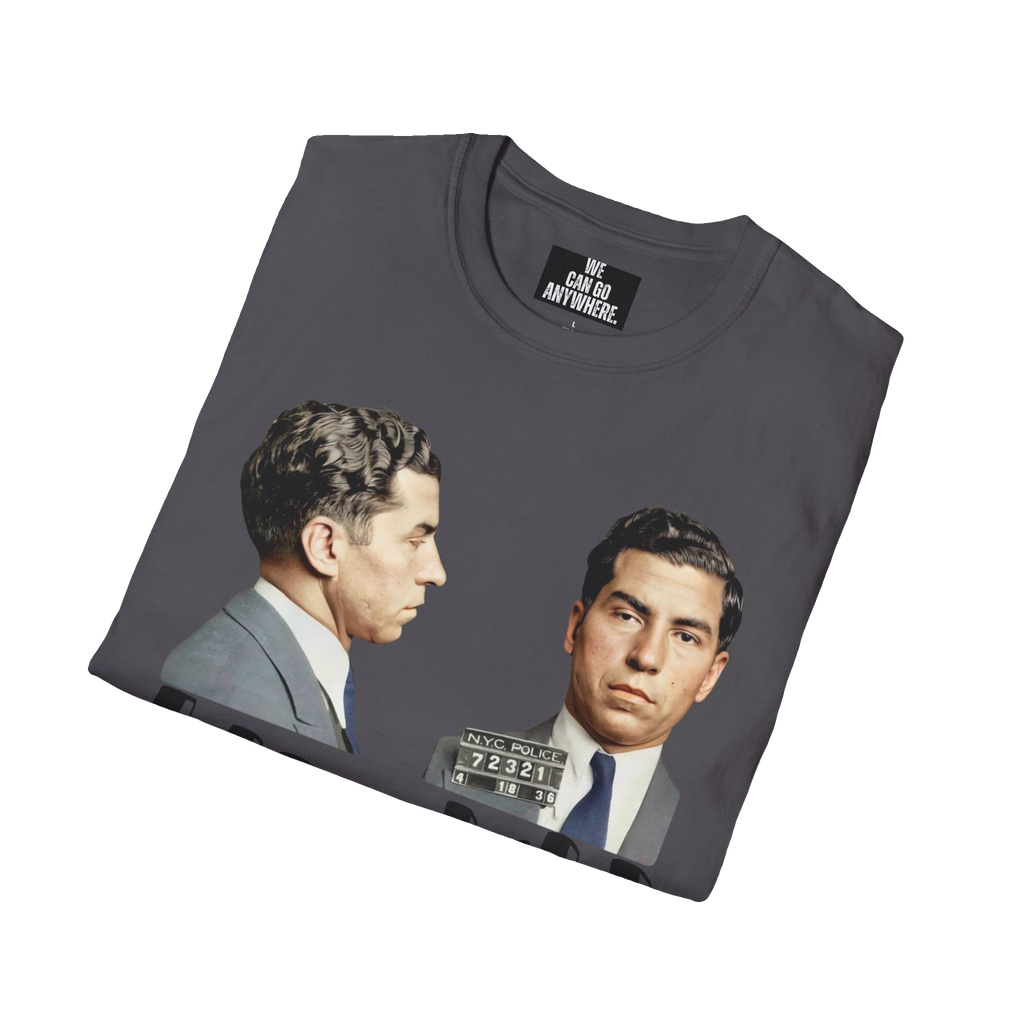 Lucky Luciano Vintage Graphic T-Shirt – Unisex Softstyle Tee
