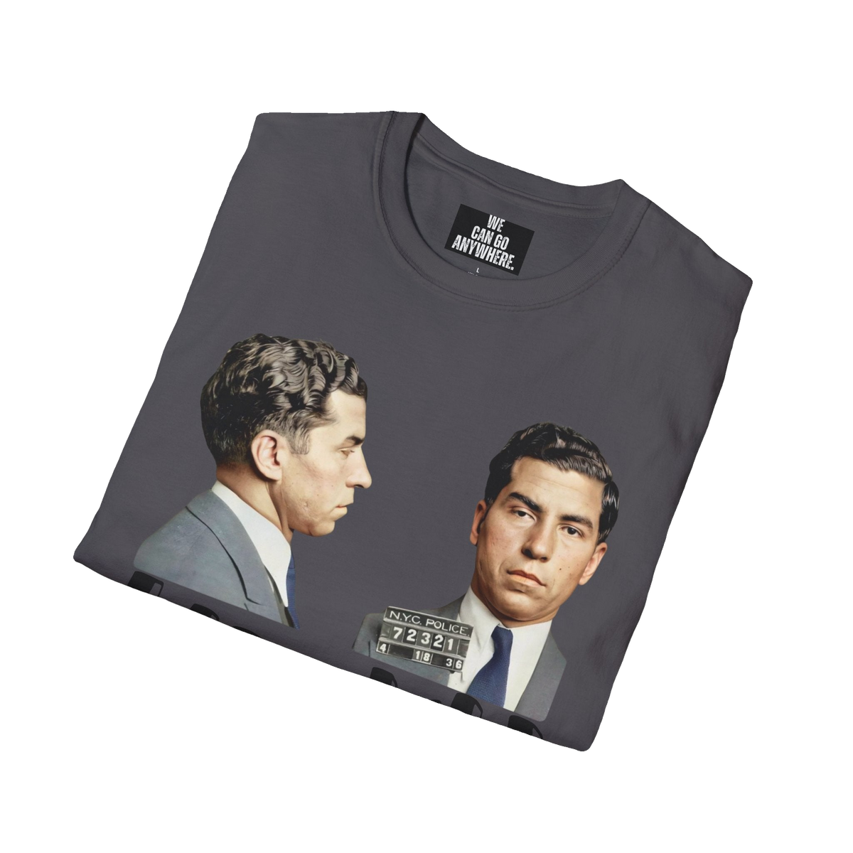 Lucky Luciano Vintage Graphic T-Shirt – Unisex Softstyle Tee