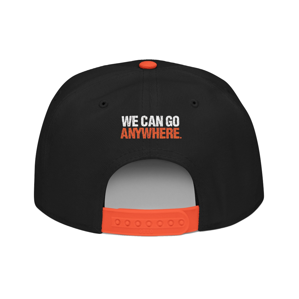 Stand Up Never Fold Embroidered Snapback Hat