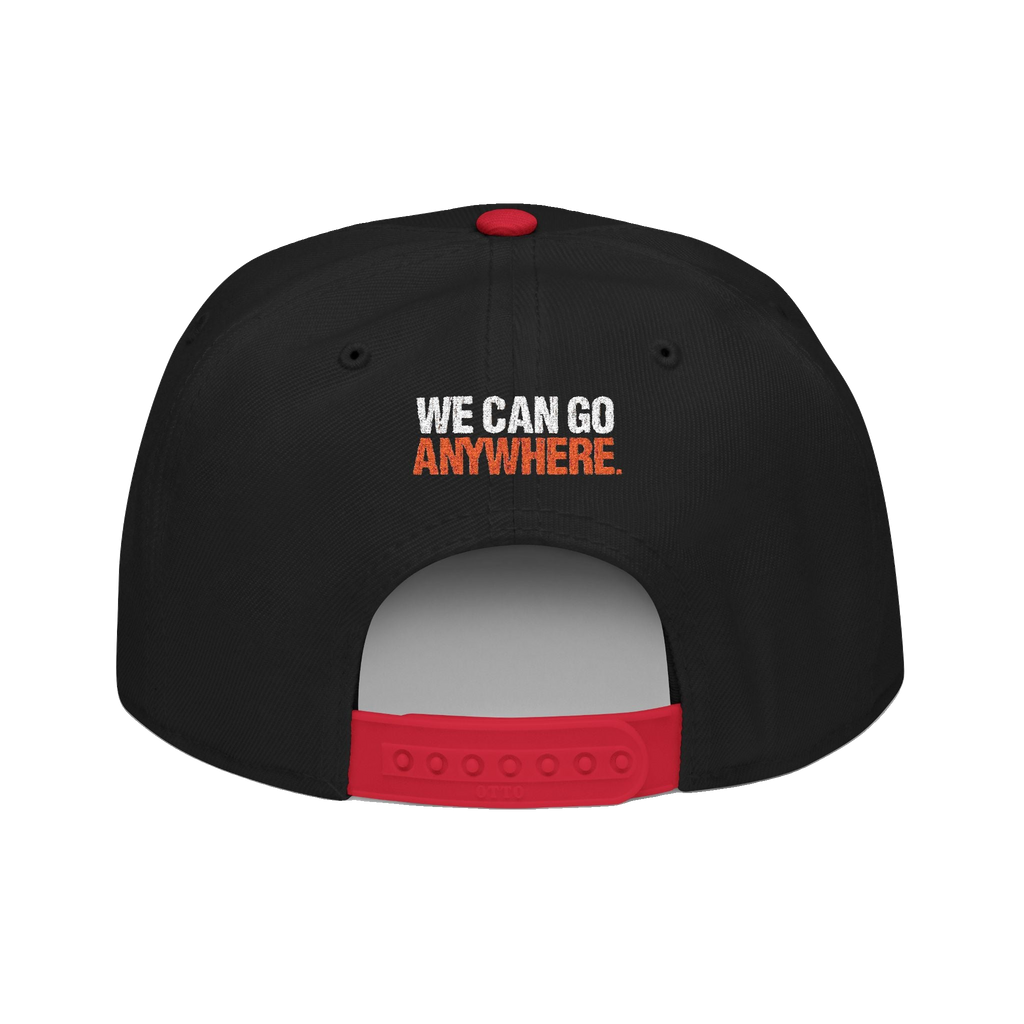 Stand Up Never Fold Embroidered Snapback Hat