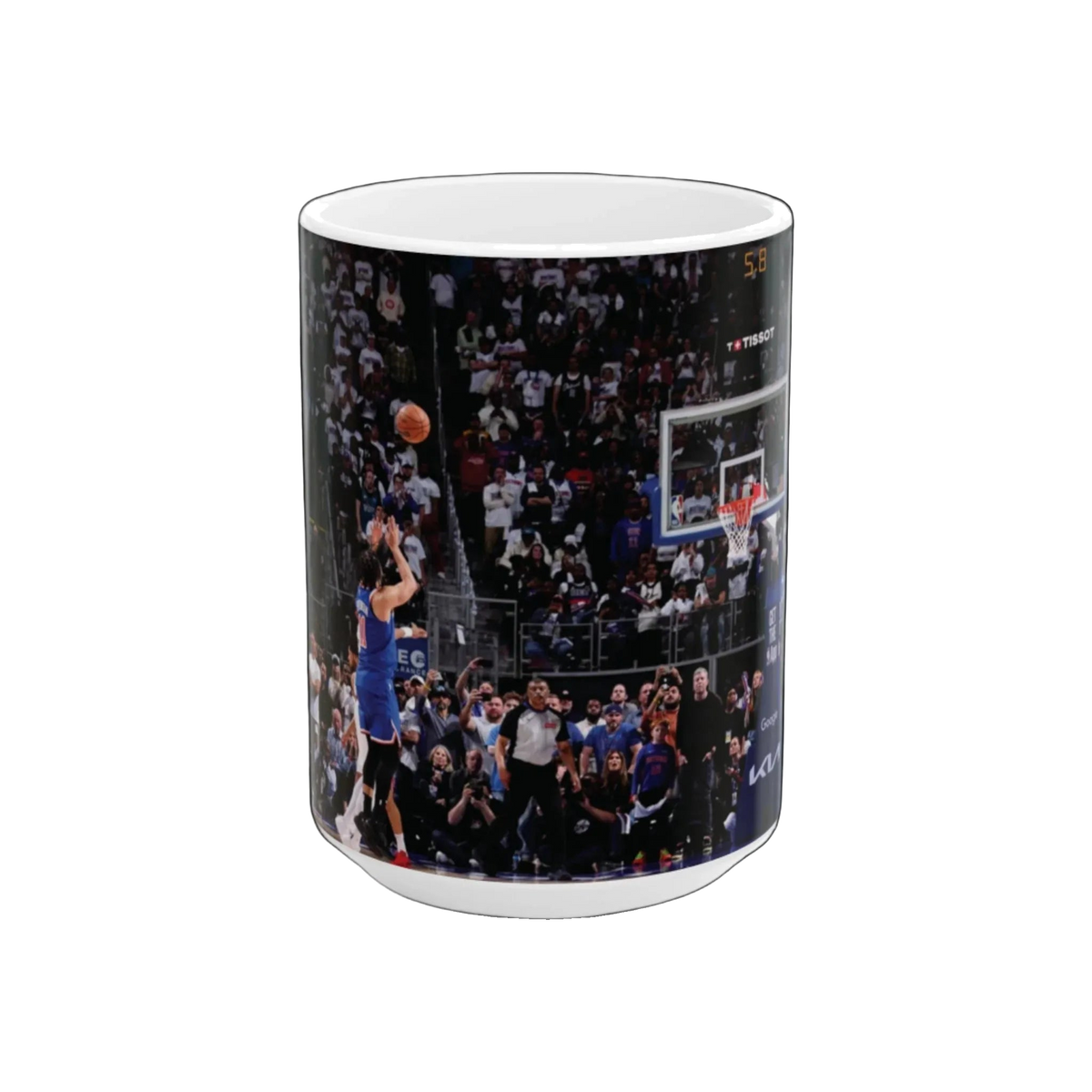 Jalen Brunson Knicks Game Winner Ceramic Mug
