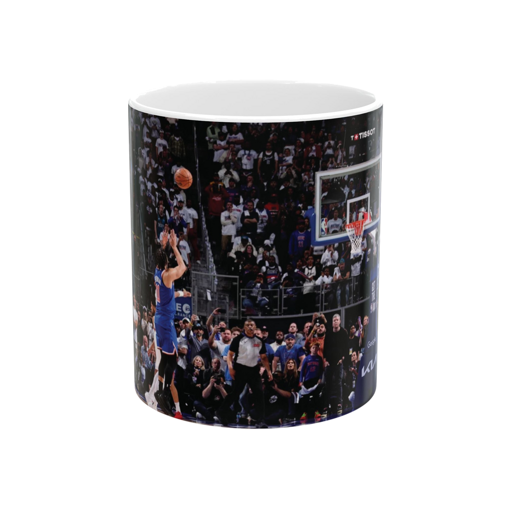 Jalen Brunson Knicks Game Winner Ceramic Mug