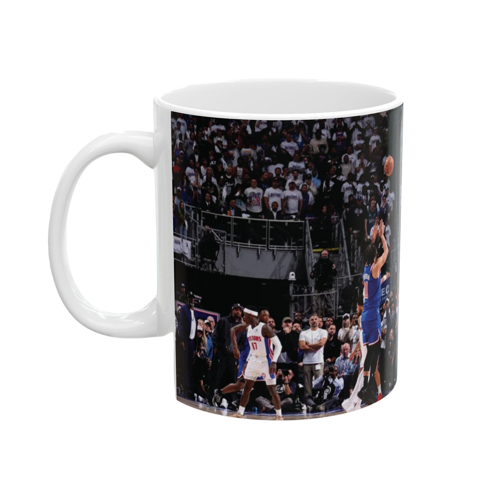 Jalen Brunson Knicks Game Winner Ceramic Mug