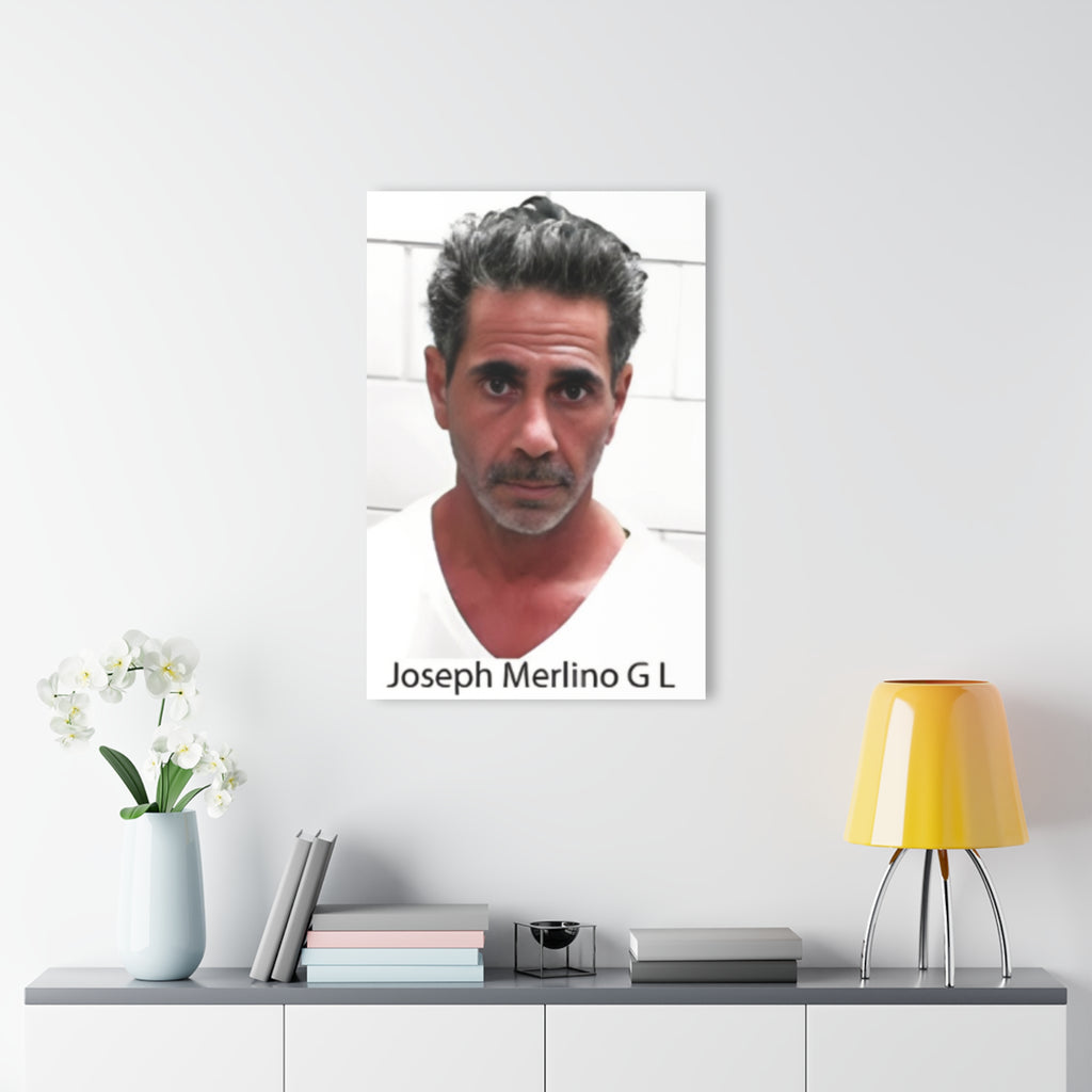 Against All Odds - A Real Man’s Man - Skinny Joey Merlino Mug Shot Philly’s Own Sleek Acrylic Wall Art
