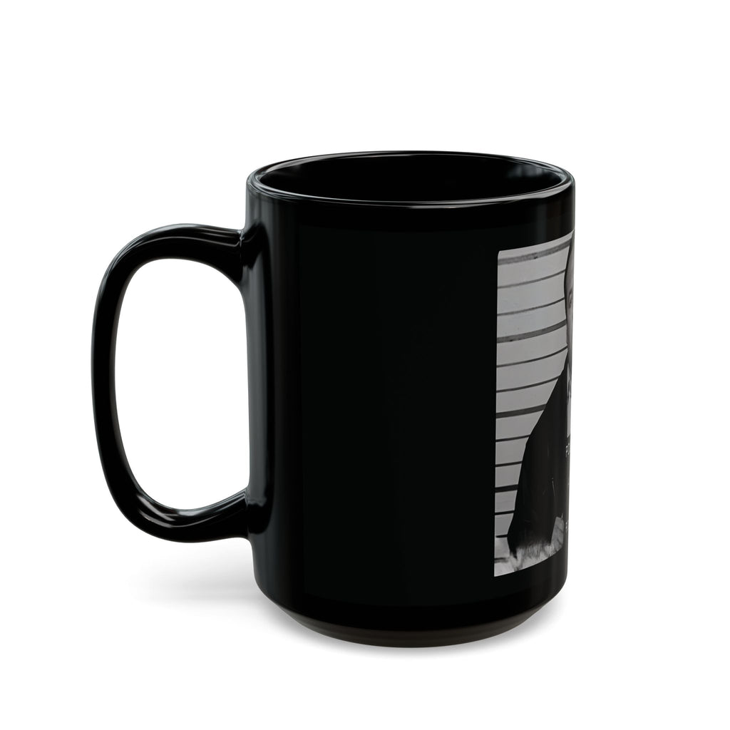 Anthony Soprano Mugshot Black Mug, Coffee Cup for TV Lovers, Gift for Sopranos Fans, Unique Collectible Mug, Funny Decorative Cup